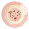 Rice Melamine Børneskal Pink Jungle Animals
