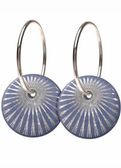 Scherning Splash Oreringe Lavender/Solvfarvet