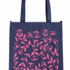 Shopping Net (Large) Navy Fleurie
