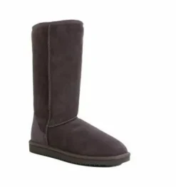 Tall Sheepskin Boots Goudron (Grey)