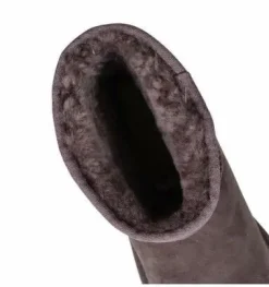 Tall Sheepskin Boots Goudron (Grey)