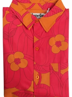 Tikifar Shirt Honey/Dk Fuchsia Bloom Boom