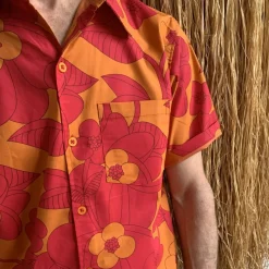Tikifar Shirt Honey/Dk Fuchsia Bloom Boom