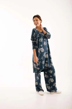 Veronica Tunic Dusty Navy Hemlock