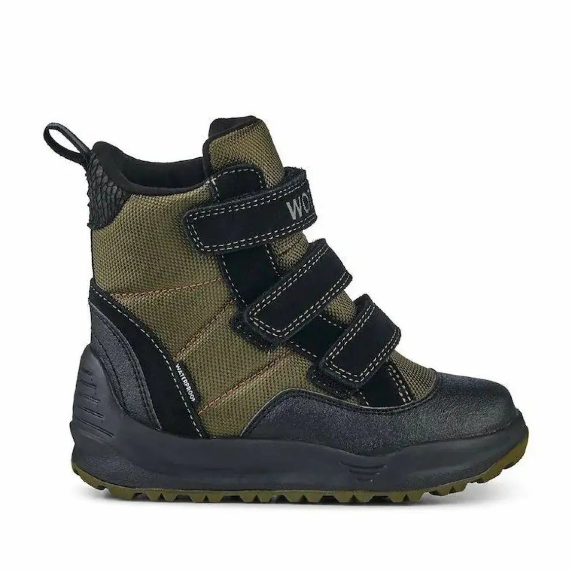 Woden Adrian Boot Kids Dark Olive