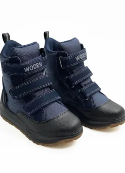 Woden Adrian Boot Kids Navy