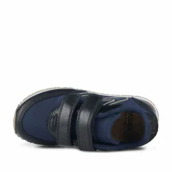 Woden Manu Metallic Navy